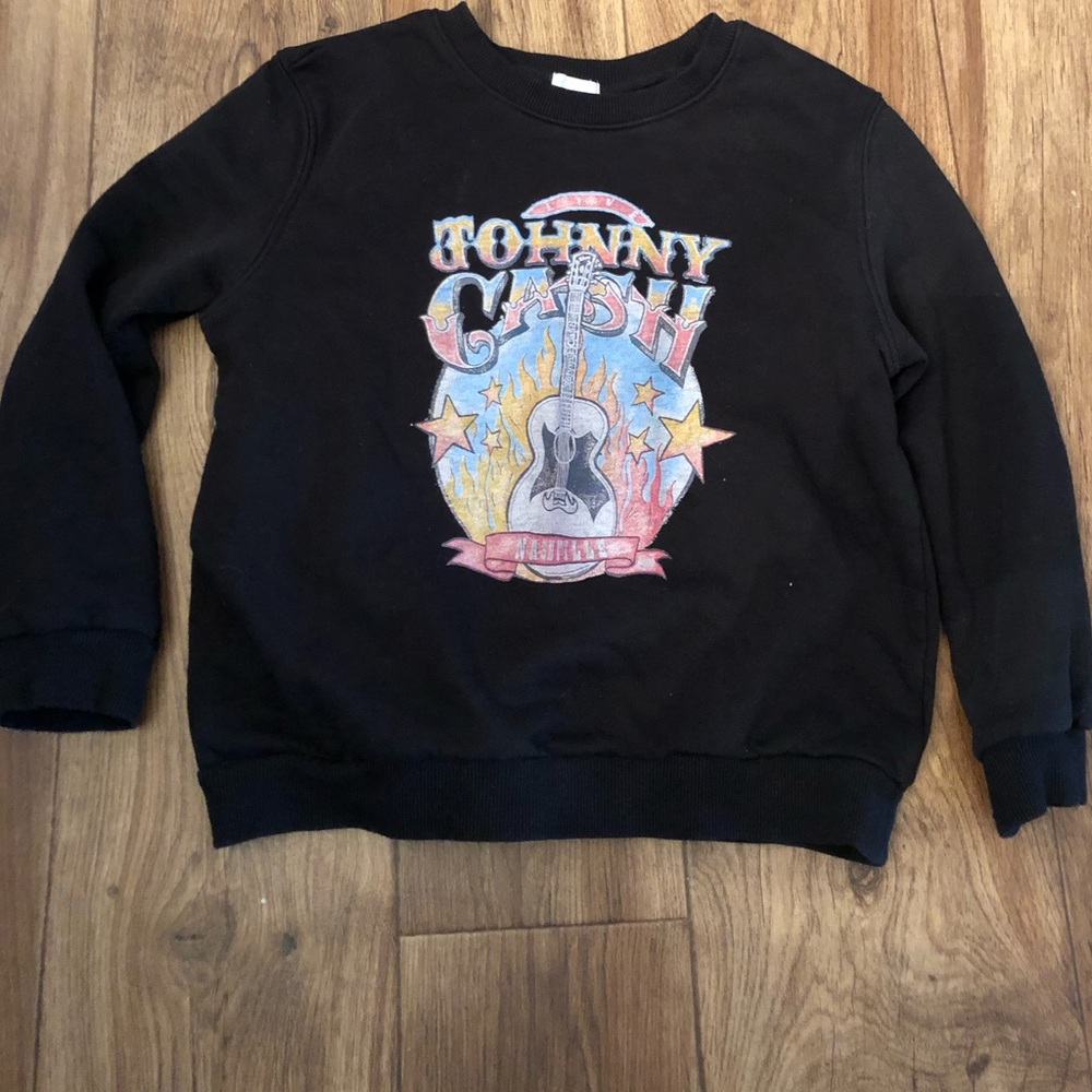 Kids Large Johnny Cash Sweatshirt